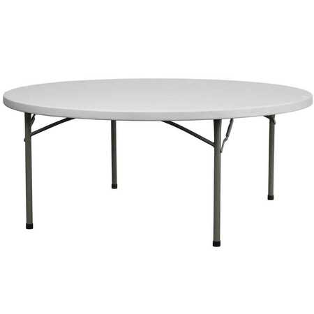 ATLAS COMMERCIAL PRODUCTS TitanPRO™ 72" Round Plastic Folding Table PFT2-71R